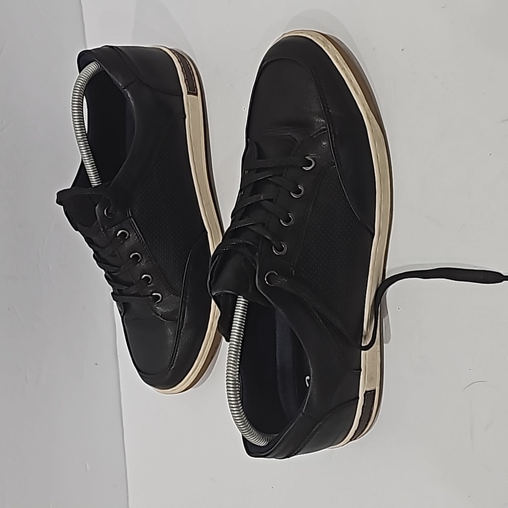 Jousen Milan Men’s leather Sneakers Navy Blue Size 12
